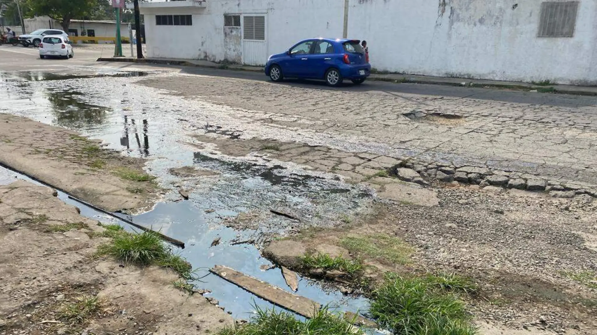 aguas negras en fraccionamiento